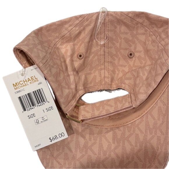 Michael Kors MK Logo Adjustable Baseball Cap Hat  NWT $68 main image 5